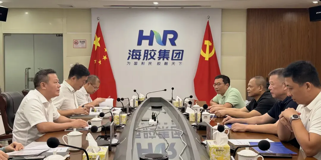 海南橡胶与贺州思达公司座谈